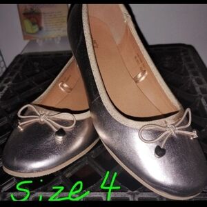 Source Unknown Metallic Silver Dress Shoes